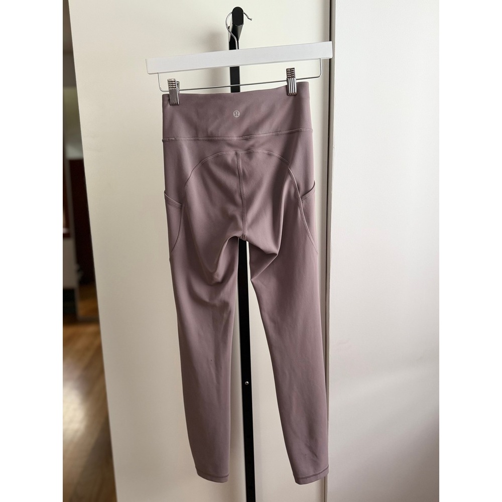 Lululemon Fast and Free Leggings 25" Nulux – Size 4 – Violet Verbena